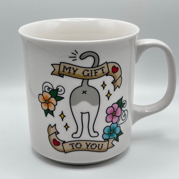 Fred 'My Gift To You' Cat Mug – Funny 16oz Ceramic Coffee Cup for Cat Lovers - Picture 5 of 7